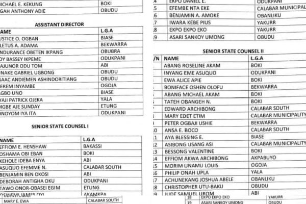 Full List: Cross River shortlists Legal Officers for employment