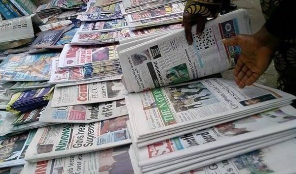 Newspaper headlines for Tuesday 12th August 2025