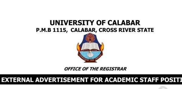 JOB ALERT: UNICAL External Advertisement for Academic Staff Positions