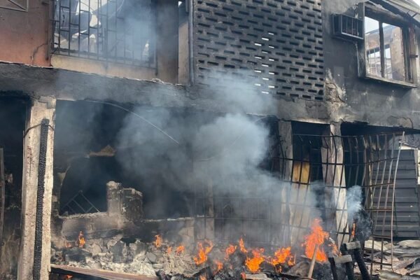 Victor Abang commiserates with Ikom fire disaster victims