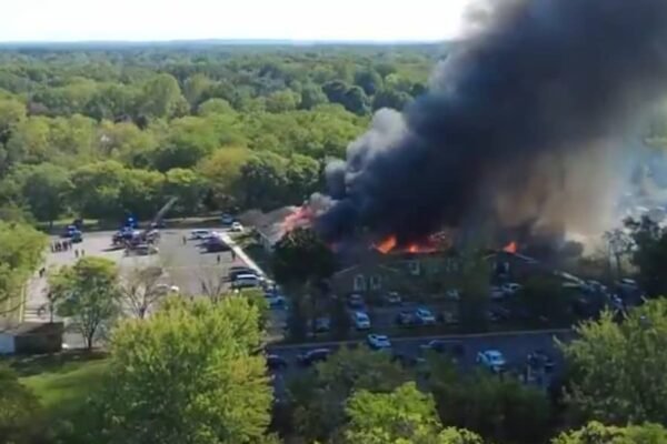 Michigan Mormon church on fire after being attacked by shooter