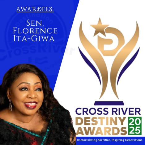 Ita-Giwa emerges first female recipient of Destiny Cross River Awards