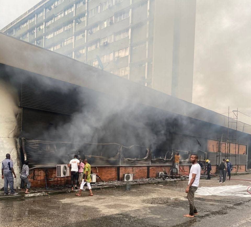 Fire guts Rivers secretariat days after Fubara dissolved Pensions Board