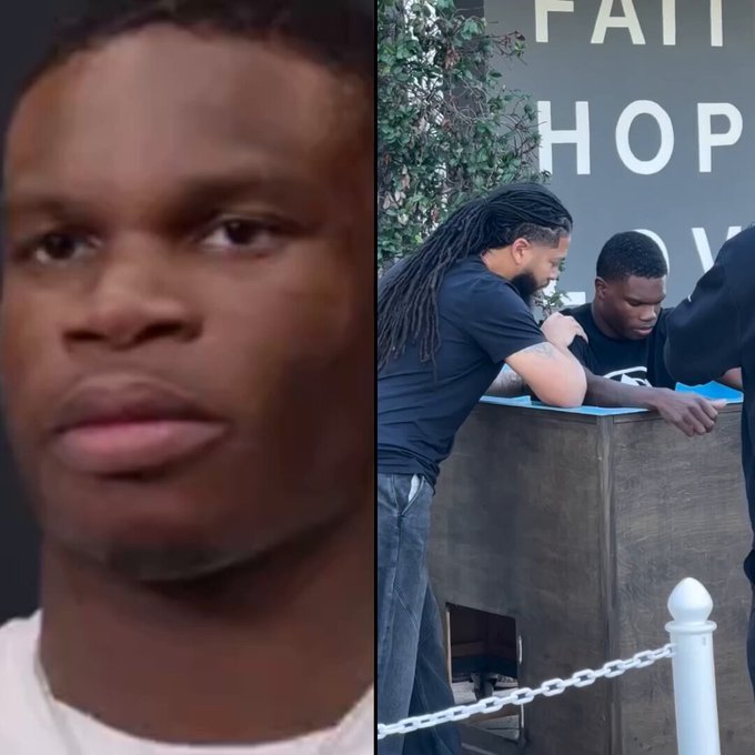 Jacksonville Jaguars star Travis Hunter responds to baptism questions