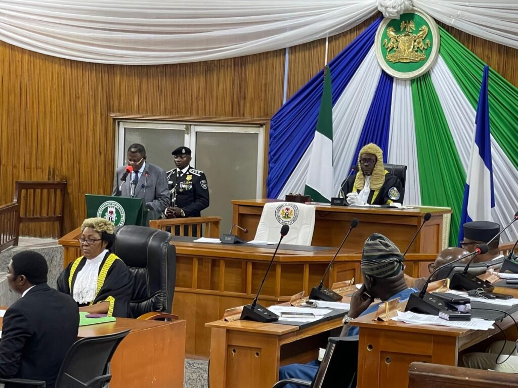 BREAKING: Otu presents N780bn as 2026 budget, tags it Budget of Inclusive Growth