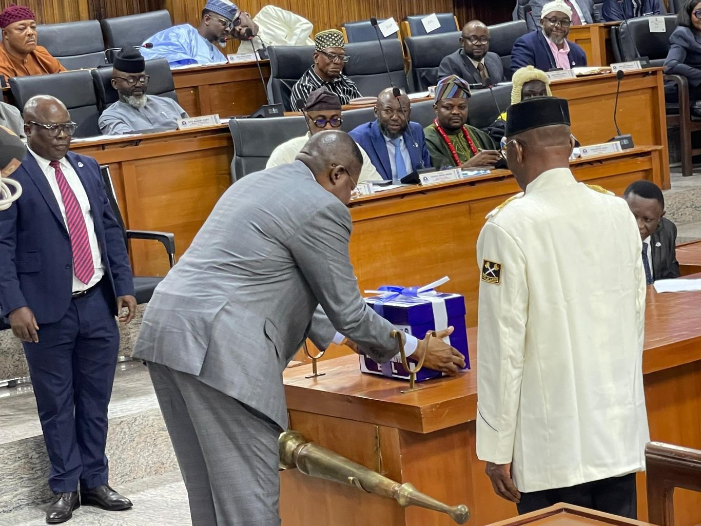 BREAKING: Otu presents N780bn as 2026 budget, tags it Budget of Inclusive Growth