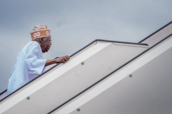 President Tinubu leaves Nigeria for Italy