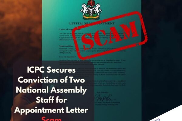 ICPC secures conviction of 2 NASS staff over N4.8m job scam