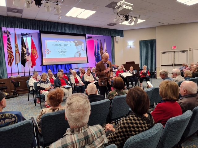 Lake Seminole Square Hosts Veterans Day Programme Highlighted by Governor’s Letter to Resident & WWII Fighter Pilot