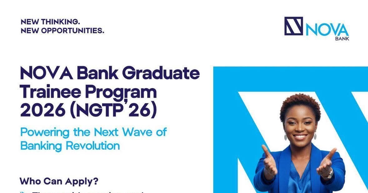 NOVA Bank Graduate Trainee Program
