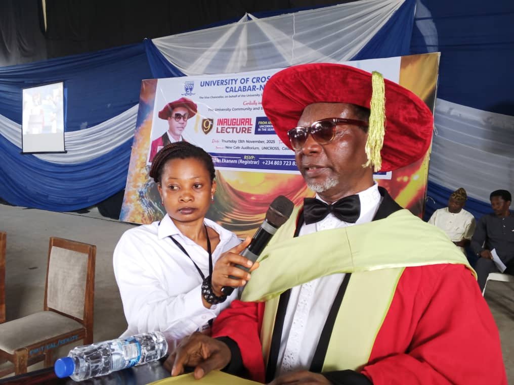 Prof Jacob Agba delivers UNICROSS 9th inaugural lecture