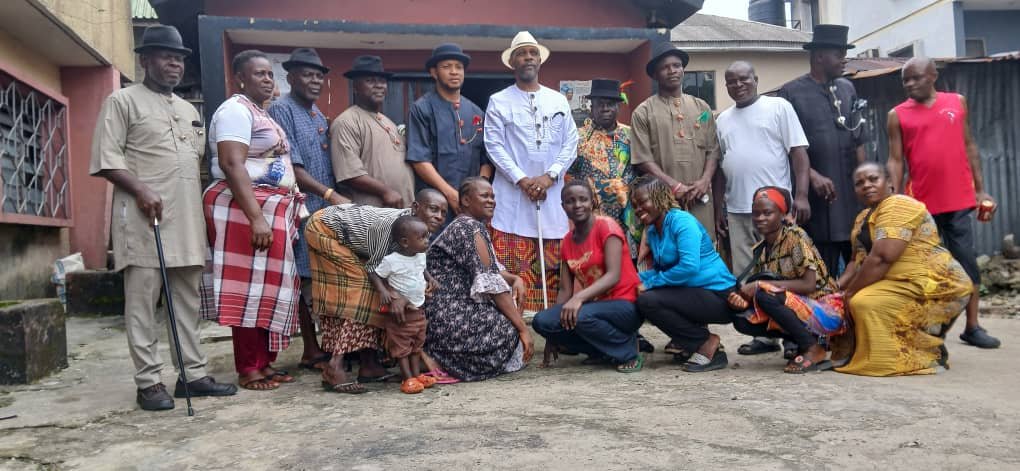 Princewill marks 50 days in office as Da Ogo VI visits the Source (Elem Kalabari)