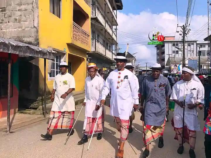 Princewill marks 50 days in office as Da Ogo VI visits the Source (Elem Kalabari)