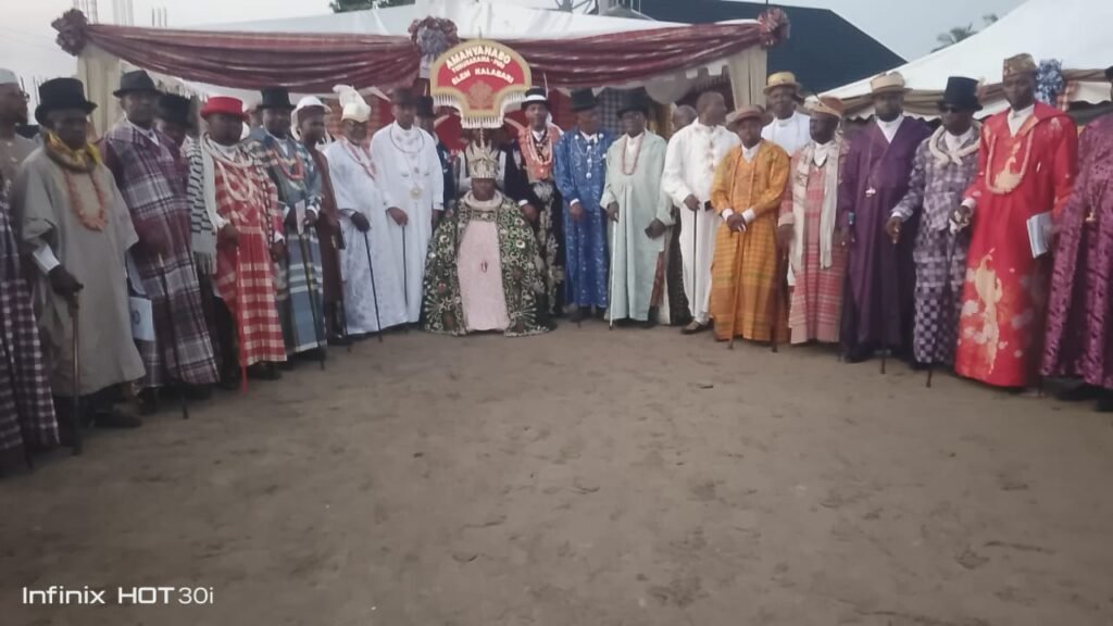 Princewill marks 50 days in office as Da Ogo VI visits the Source (Elem Kalabari)