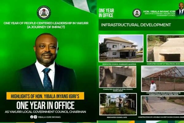 Transformative Leadership: Hon. Yibala Igri Inyang marks one year in office