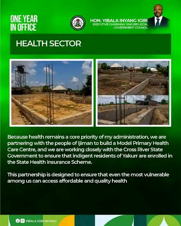 Transformative Leadership: Hon. Yibala Igri Inyang marks one year in office