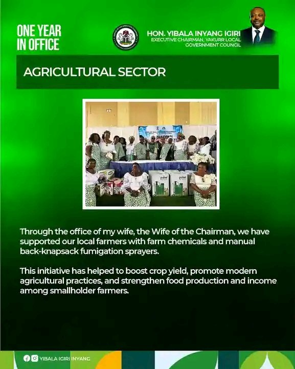 Transformative Leadership: Hon. Yibala Igri Inyang marks one year in office