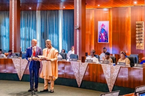 President Tinubu swears in 2 new ministers