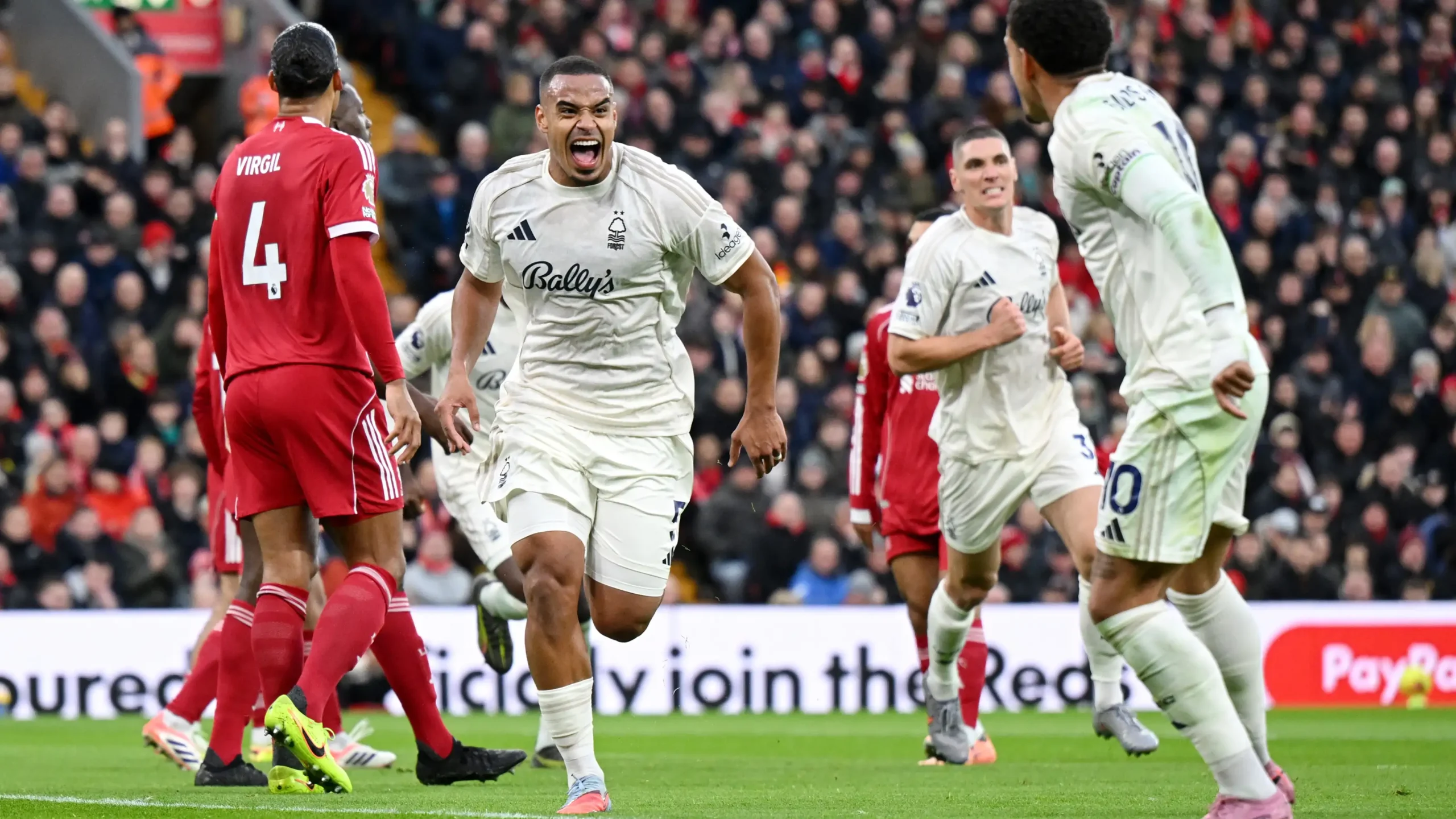 Forest stun Liverpool at Anfield in title defence blow
