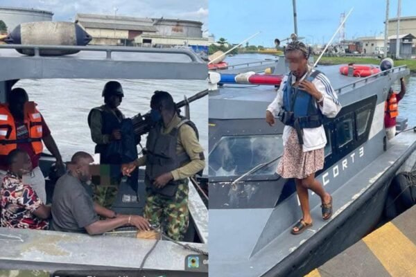 Navy rescues 10 from sinking ship in Cross River