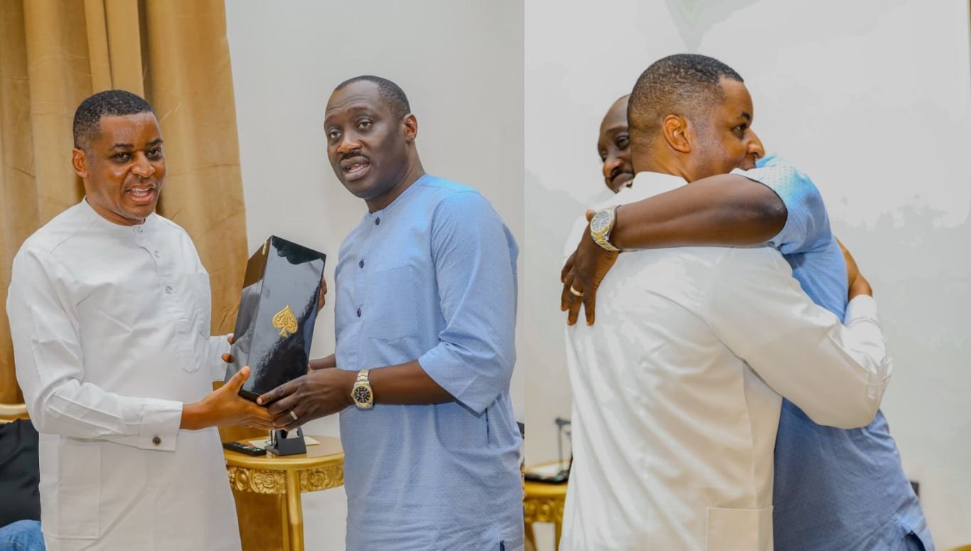 Deputy Governor Odey receives Senator Jarigbe on consultative visit