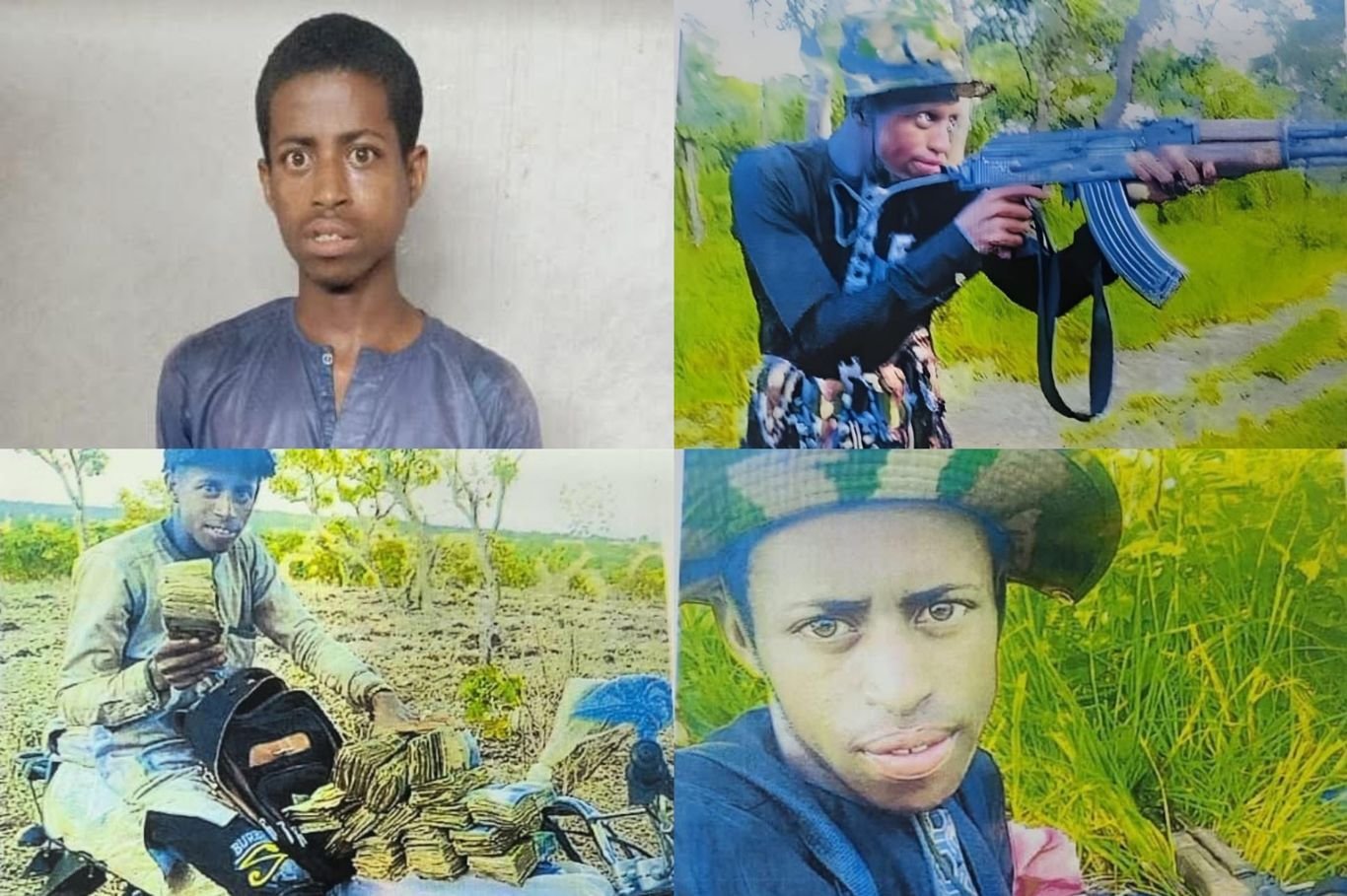 Police arrest bandits showing off guns, money on TikTok