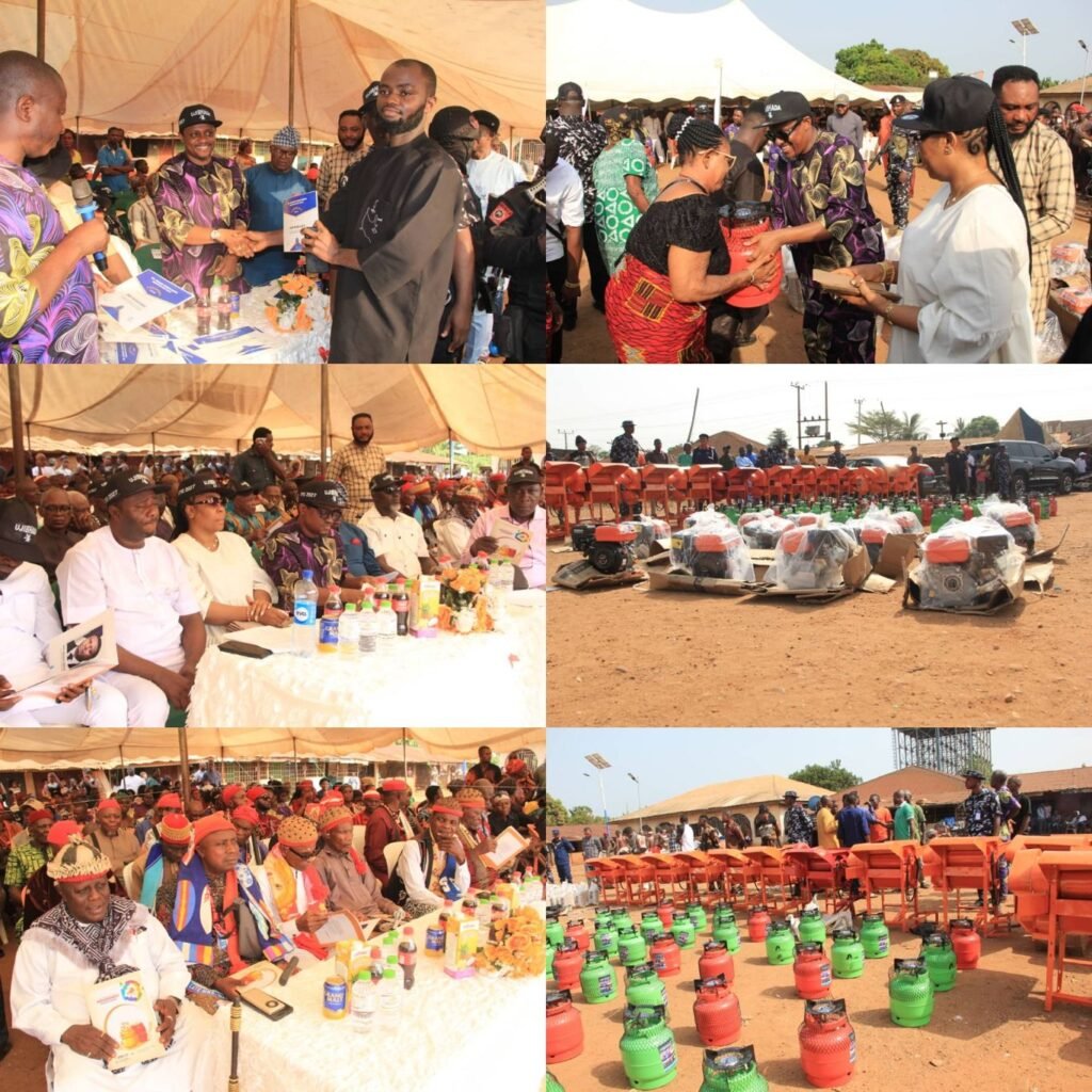 Hon. Ebokpo empowers 250 students, 55 widows, rice farmers in Obubra