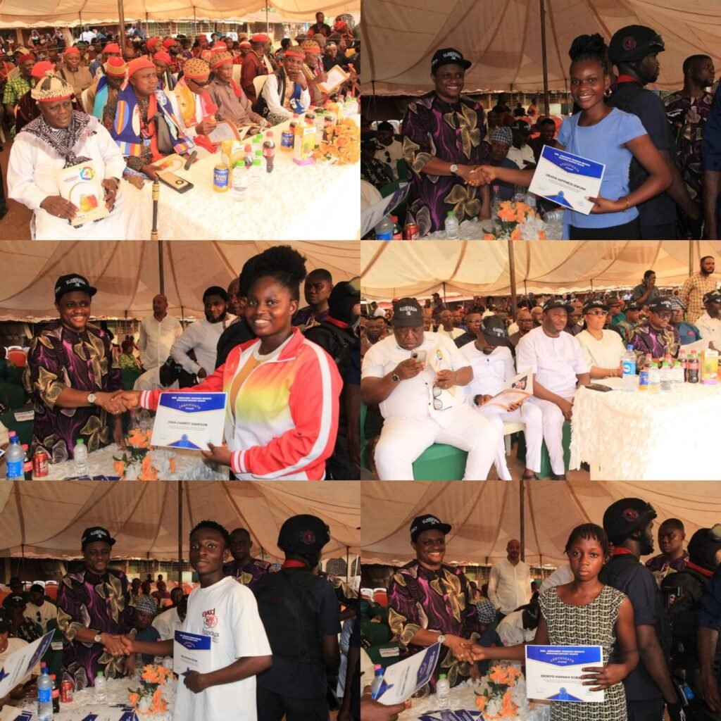Hon. Ebokpo empowers 250 students, 55 widows, rice farmers in Obubra