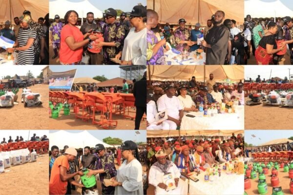 Hon. Ebokpo empowers 250 students, 55 widows, rice farmers in Obubra