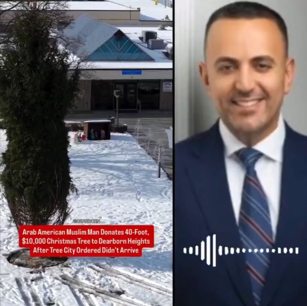 Muslim businessman donates Christmas tree worth $10,000