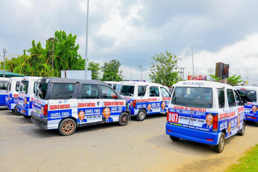 Cross River launches free Christmas transport services for residents, visitors, tourists