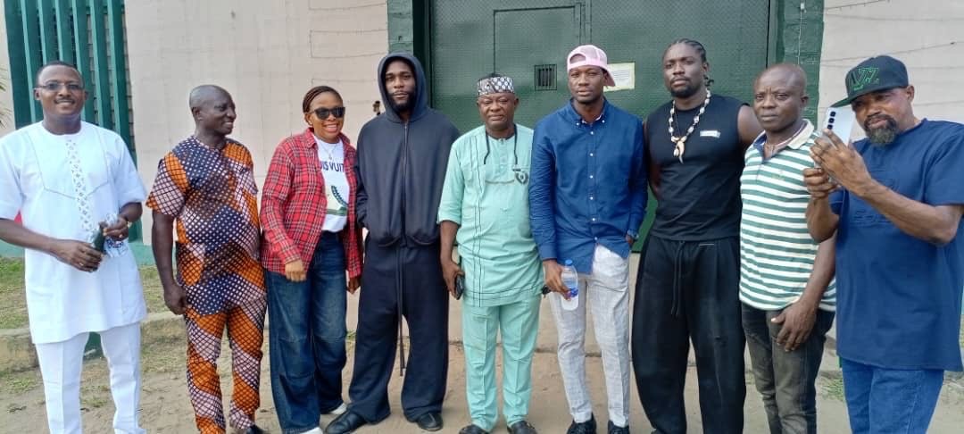 Burna Boy, VeryDarkMan visit Kirikiri prison to free prisoners