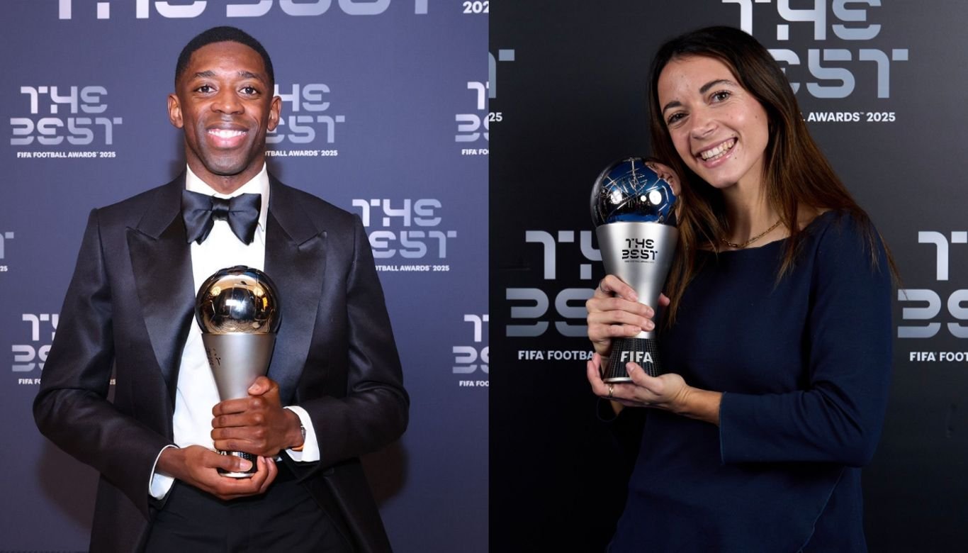 Dembele, Bonmati crowned FIFA The Best after historic seasons