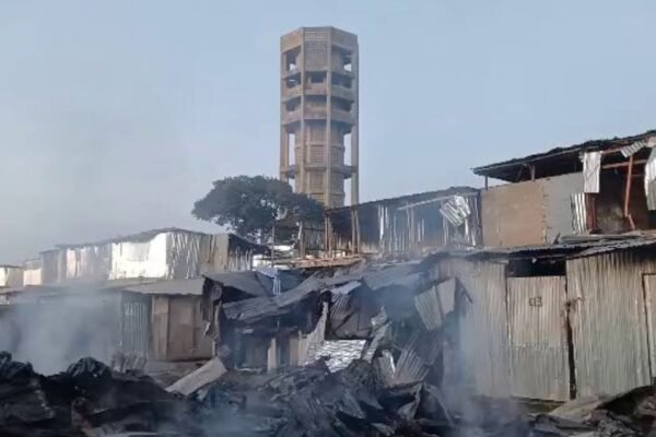 Fire razes over 20 shops at Terminus market