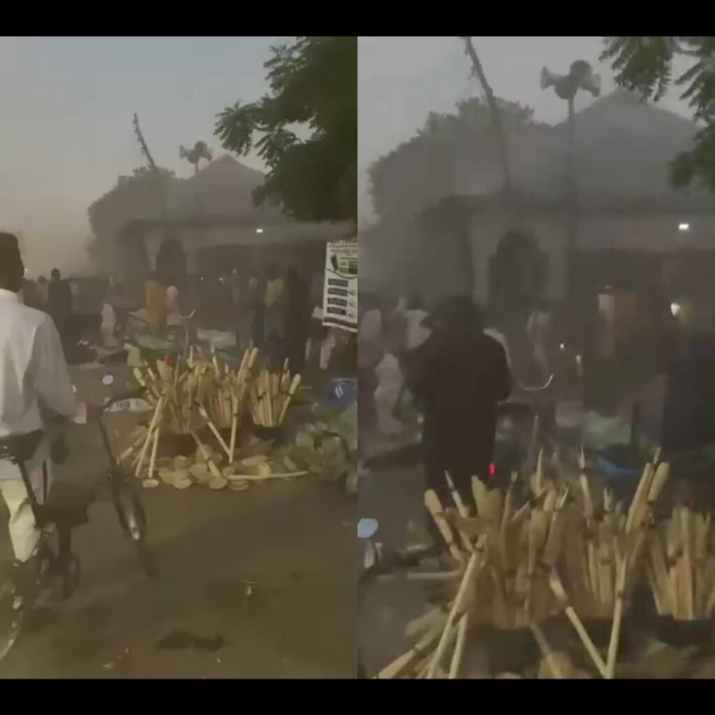 Worshippers killed as bomb explodes inside mosque in Maiduguri market