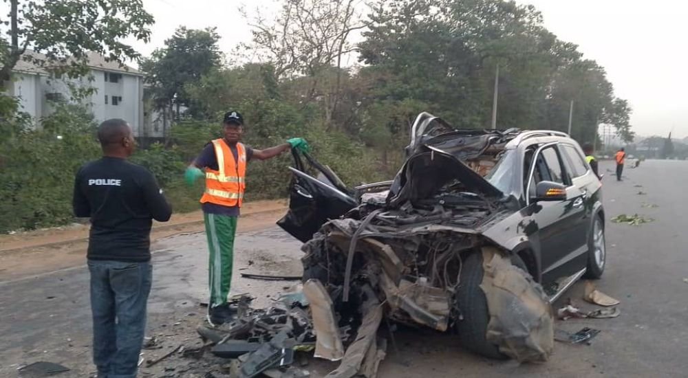 2 dead as Mercedes-Benz rams into truck in Abuja