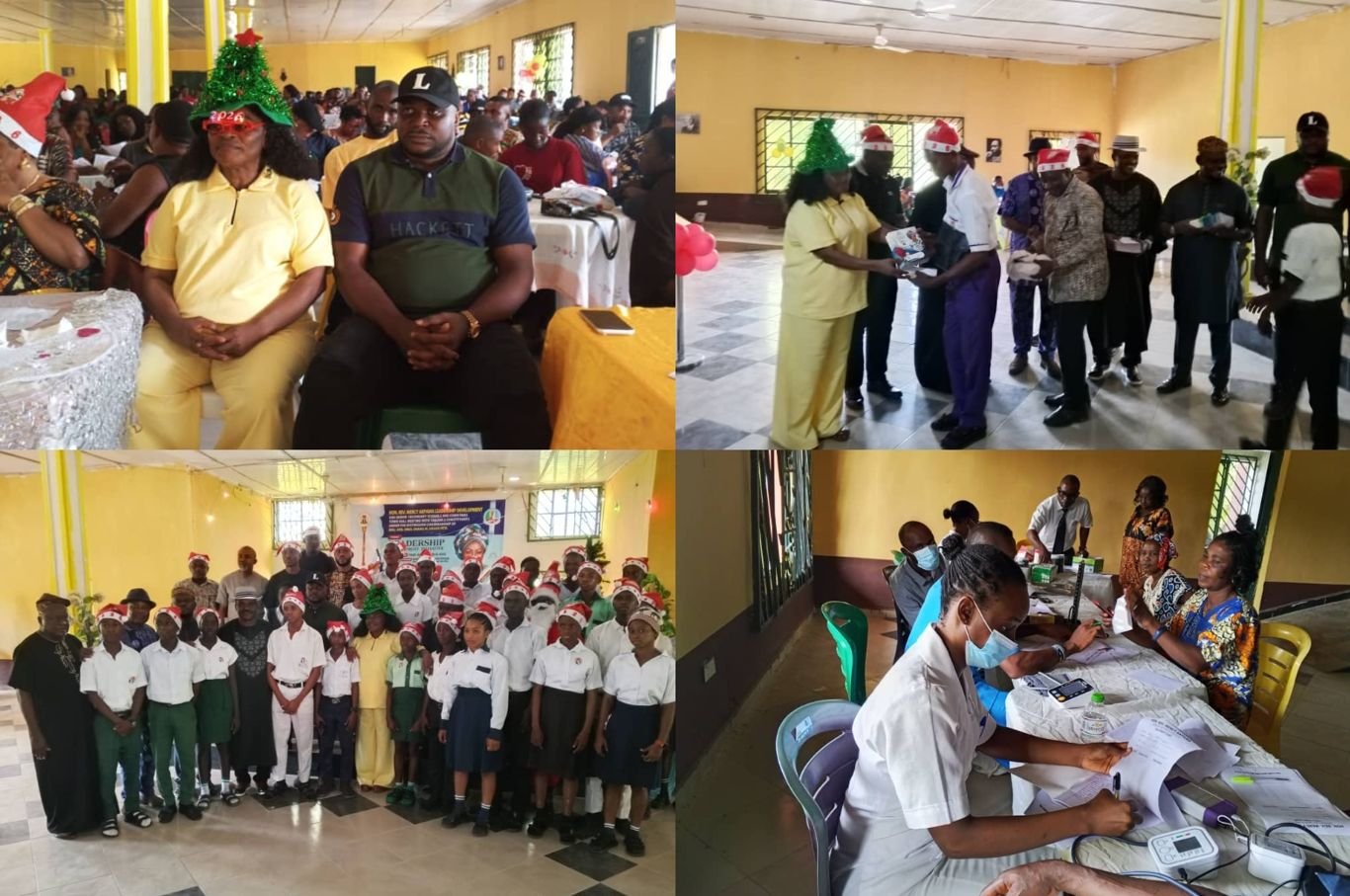 Mercy Akpama holds Christmas town hall meeting, empowers students in Yakurr II