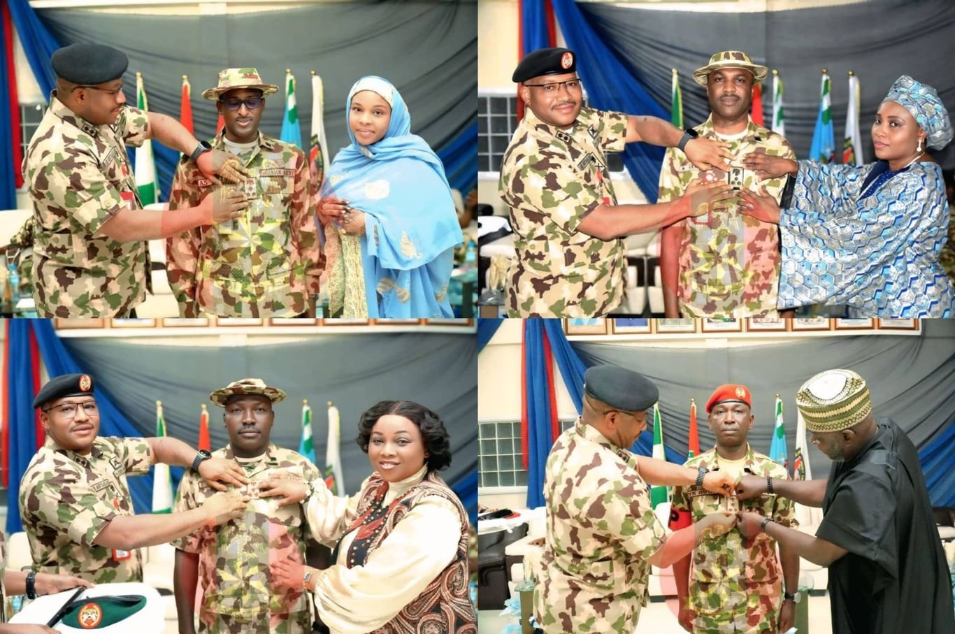 Nigerian Army decorates 5 newly promoted Brigadier Generals