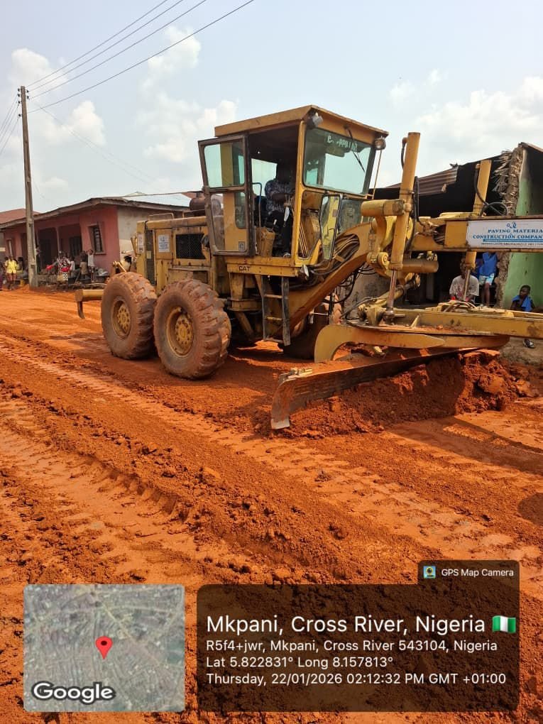 Sen. Williams begins construction of 2km Mkpani ring road