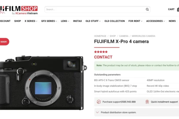 Fujifilm X-Pro 4 camera rumoured release, again
