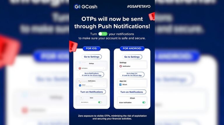 GCash rolls out in-app OTPs to curb scams