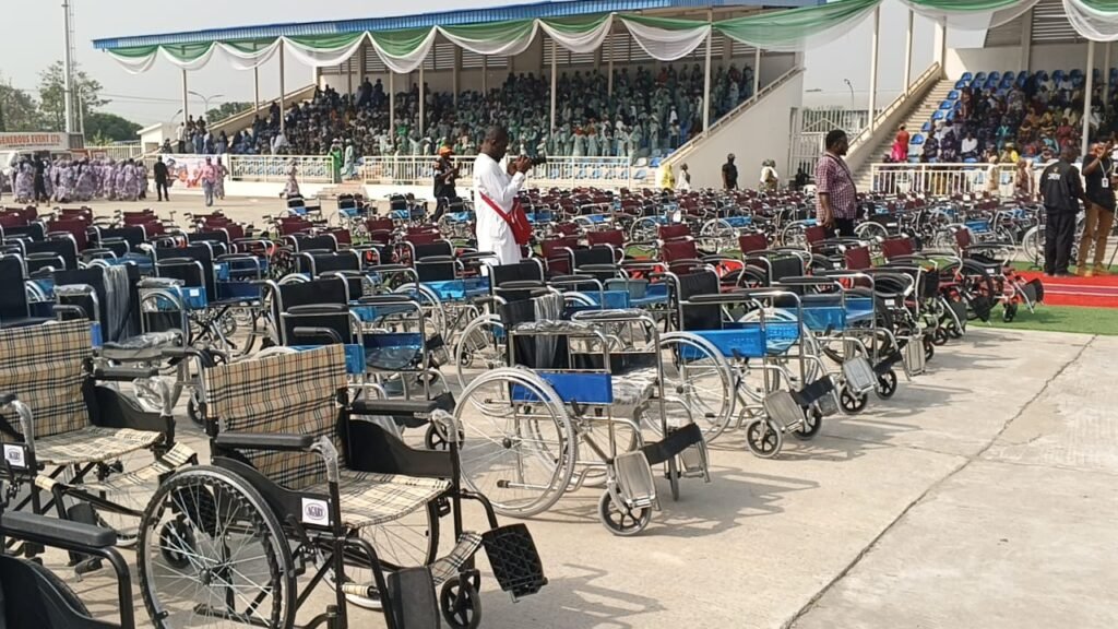 Gov Ododo donates over 500 wheelchairs to PWDs