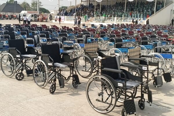 Gov Ododo donates over 500 wheelchairs to PWDs