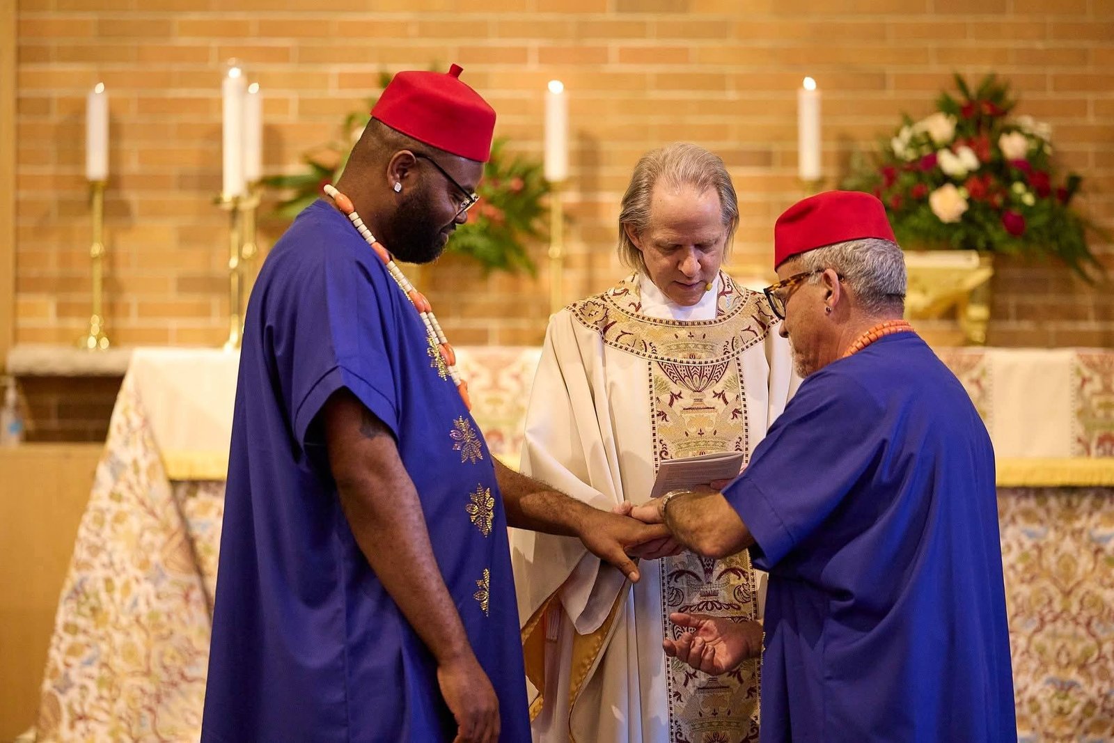 Nigerian man marries oyinbo man as social media goes ballistic