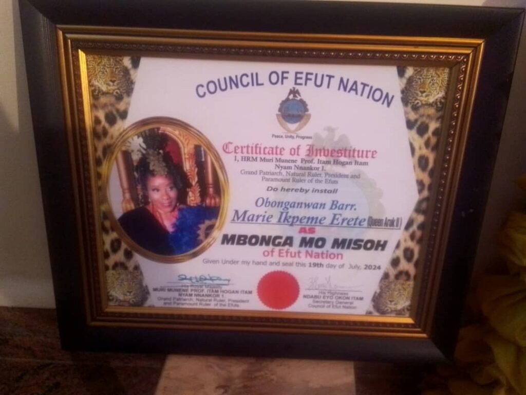 Efut monarch calls for behavioural change to enhance culture re-birth
