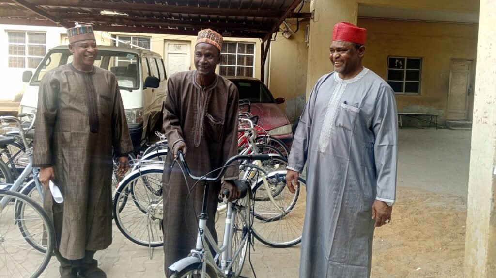 Commissioner donates bicycles to junior staff