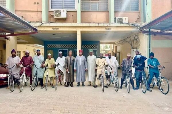 Commissioner donates bicycles to junior staff