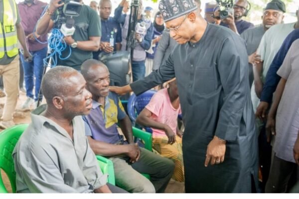 Gov Uba Sani visits Kurmin Wali where 170 Christians were kidnapped