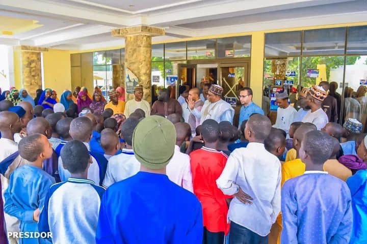 Yobe Qatar office documents 100 orphans for school take-off