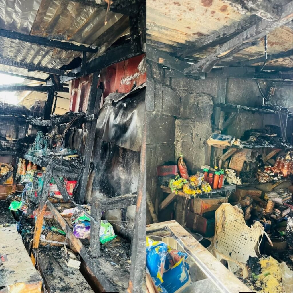 Fire razes shops worth millions in Calabar